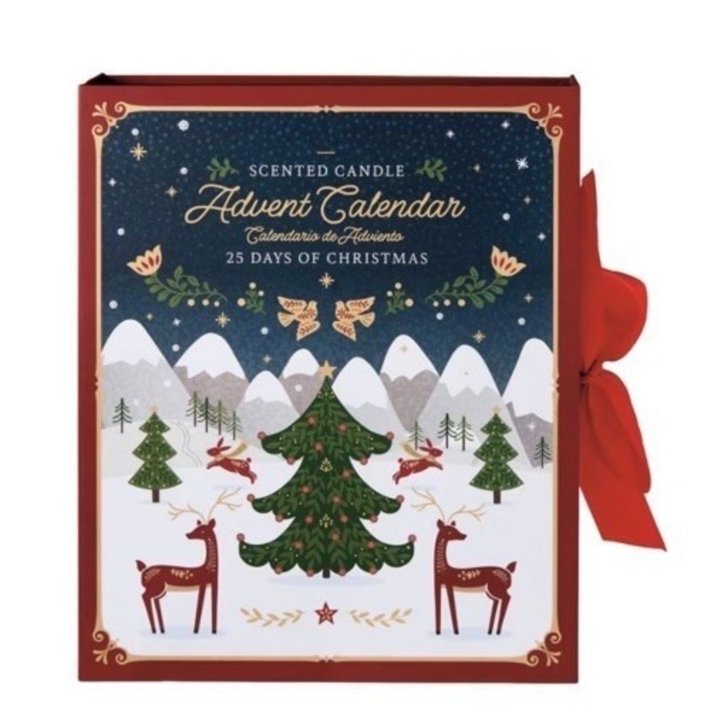 Aldi Candle Advent Calendar 25 Days Of Christmas Holiday Countdown Gift Set New